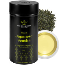 The Tea Makers of London Japanese Sencha Green Loose Leaf Tea 125 g Caddy
