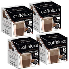 Caff?luxe - Hot Chocolate Pods - Compatible with Dolce Gusto Machines, One Coffee Pod Solution, 40 Hot Chocolate Capsules