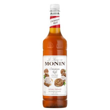 MONIN Premium Cinnamon Roll Sugar Syrup for Coffee and Cocktails, Vegan-Friendly, Allergen-Free, Natural Flavours and Colourings, 1L