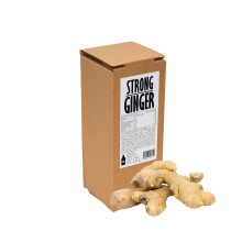PRESSUICE Fresh Strong Ginger Juice not from concentrate | 1 carton 1.5 liters Vege NFC | Pressed Ginger Semi Sweet Drink | No added Sugar | Natural