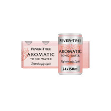 Fever-Tree Refreshingly Light Aromatic Tonic Water 8 x 150ml (Pack of 3, Total 24 cans)