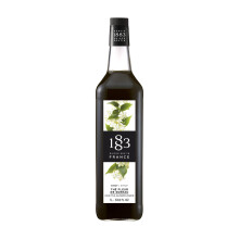1883 Maison Routin Premium Elderflower Iced Tea Syrup for Iced Tea, Cocktails, Mocktails, Desserts Glass 1L
