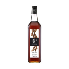 1883 Maison Routin Premium Cinnamon Syrup for Coffee & Hot Chocolate Glass 1L