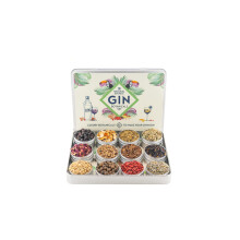 Gin Botanicals and Infusions Gift Kit. Set of 12 Finest Botanicals and Spices for Gin.