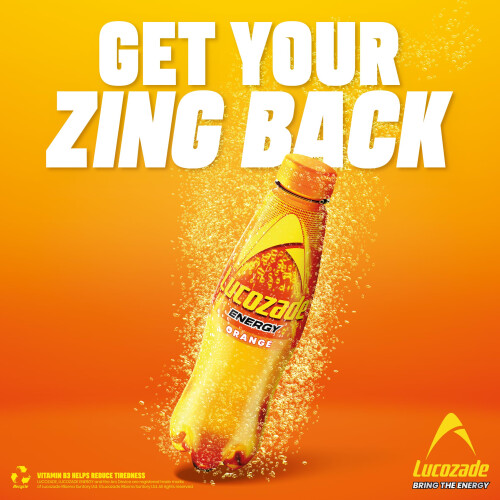 Lucozade Lucozade Energy Orange 500ml (Pack of 12) 2