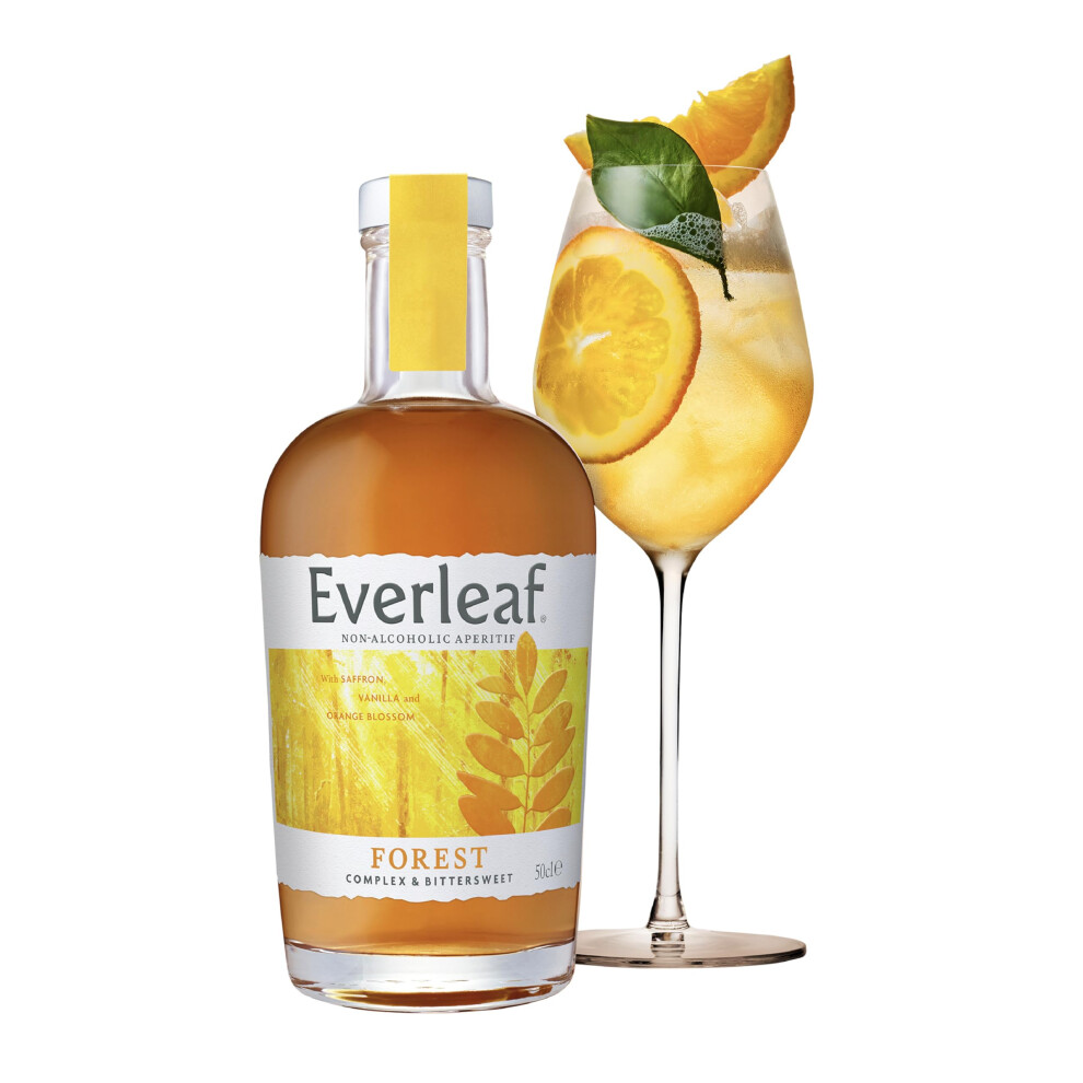 Everleaf Forest - Non-Alcoholic Aperitif (50Cl) | Spirit Alternative | Make Easy Alcohol Free Cocktails & Spritzes For Everyday Enjoyment | Made From