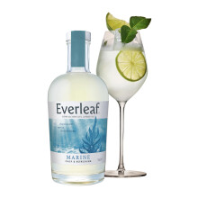 Everleaf Marine - Non-Alcoholic Aperitif (50cl) | Spirit Alternative | Prepare Easy Alcohol Free Cocktails & Spritzes for Everyday Enjoyment | Made