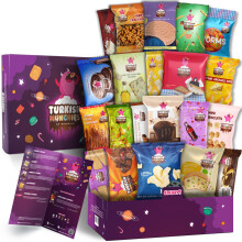 International Food Hamper | Premium Exotic Foreign Foods | Unique Hampers & Gourmet Gift for Men and Women | American Alike Retro Turkish Foods |