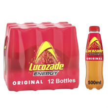 Lucozade Energy Original 12x500ml bottles