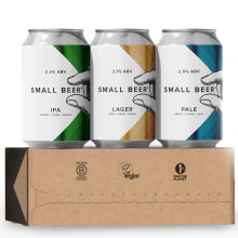 Craft Gift Set | Low Alcohol Mixed Selection (3x330ml) | IPA, Pale Ale, Lager | Mid-Strength Sampler, Father's Day Gift