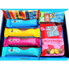NOMO Chocolate Selection Hamper Gift Box | Moofreesas, Free From, Dairy Free, Gluten Free & Vegan | Budget Friendly | Hamper Exclusive To