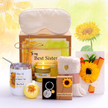Sranich Sister Gifts from Sister Sunflower Birthday Gifts for Sister,Sister Christmas from Brother Little Sister Big Sister