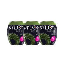 Dylon Machine Dye Pod Box of 3 Olive Green, 25 x 10 x 4 cm