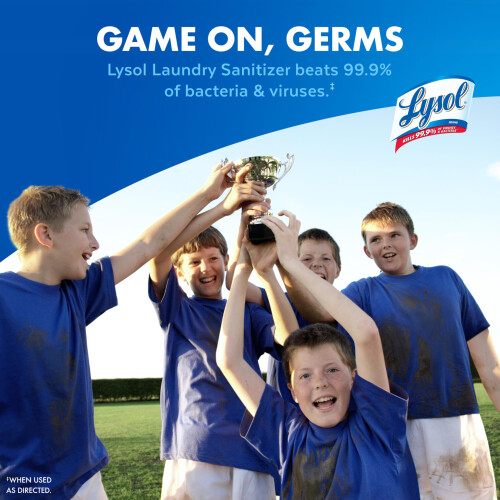 Lysol Laundry Sanitizer Additive, Crisp Linen, 41oz 1
