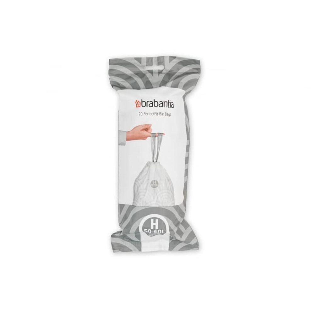 Brabantia Perfectfit Bags H 50-60 Litre 20 Bags Per Roll