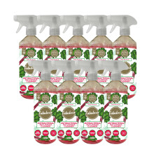 Fabulosa Antibacterial Disinfectant Spray, All Purpose Multi Surface Cleaner, 500ml, 9 pack, Wild Rhubarb