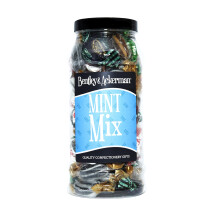 Assorted Mint Mix - (450g) Original Boiled Retro Assorted Mints Humbugs - Everton - Mintoes - Toffee - Chocolate Peppermint Creams All in One Gift Jar