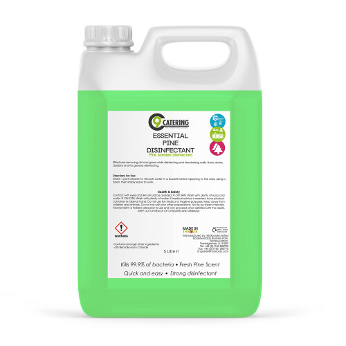C 9 Catering Pine Disinfectant - 5 Litre, Green