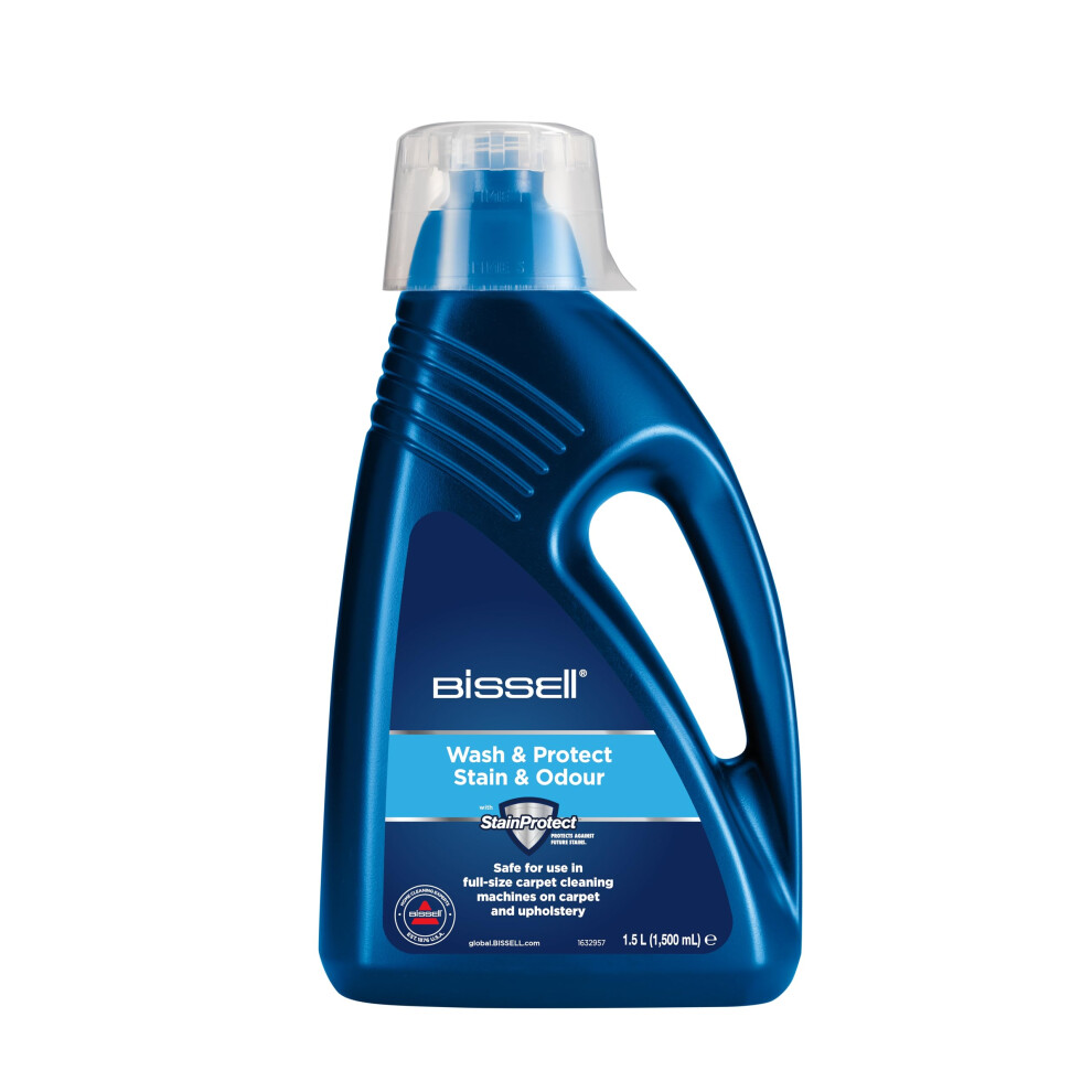 Bissell Wash & Protect Carpet Shampoo, For Carpet Cleaners, For Use On Carpet And Area Rugs, 1L, 1086N
