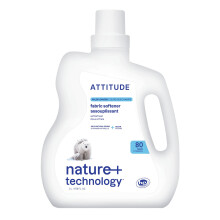 ATTITUDE Laundry Fabric Softener Liquid, Vegan and Naturally Derived Detergent, Plant Based, HE Washing Machine Compatible, Wildflowers, 80 Loads, 2