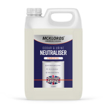 McKLords Commercial Professional Odour and Urine Neutraliser, 5 Litre, Clear