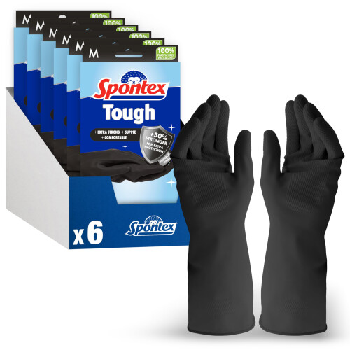 Spontex Tough Gloves Medium