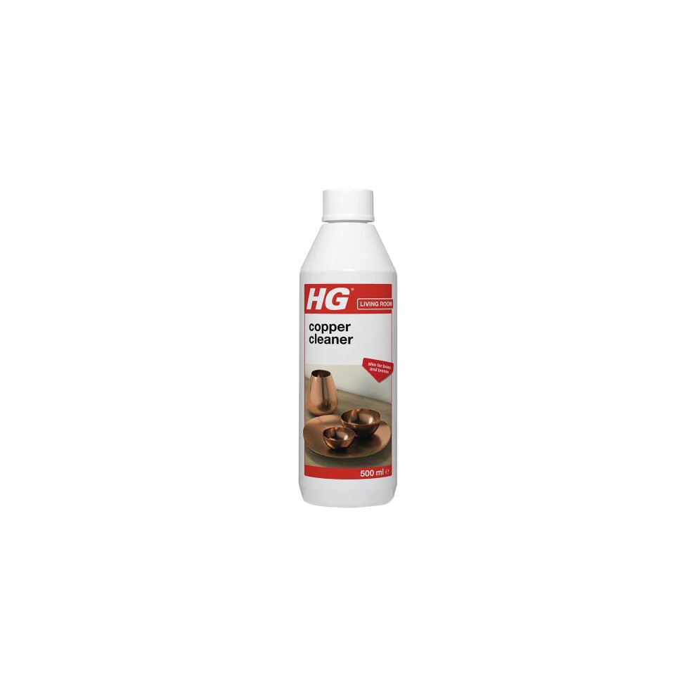 HG Copper Cleaner, Natural Shine Shampoo Polish & Protector for Copper, Brass & Bronze Metal Surfaces, Gentle Anti Tarnish Care & Protection ? 500ml