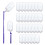 30PCS Fluffy Dusters Refills Compatible with FLASH Dusters, Microfiber Fluffy Dusters Refills with Extender Handle and 270 Degree Short 1