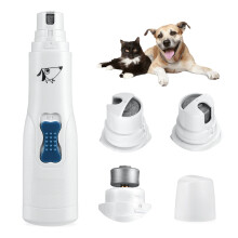 Brifit Dog Nail Grinder, Dog Electric Nail File Grinders, Ultra Quiet Paws Electric Nail Grinder Grooming Kit, Professional Pet Nail Trimmer for Dogs,