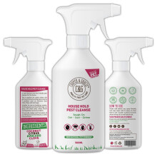 House Hold Pest Cleanse 500ml | Eliminates Flea Bedbug Mite | Natural & Safe For Environment | Pet & Children Friendly | Long-lasting Spray | Tough On