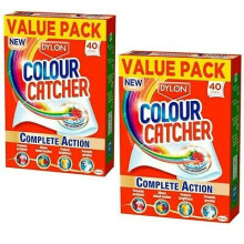 Dylon Colour Catcher Complete Action Laundry Sheets ? 2 x 40 sheets