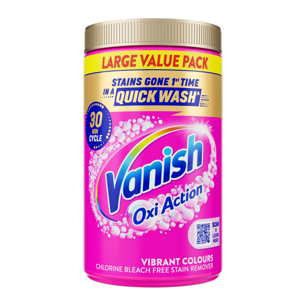 Vanish Gold Fabric Stain Remover Oxi Action Powder - 1.41kg