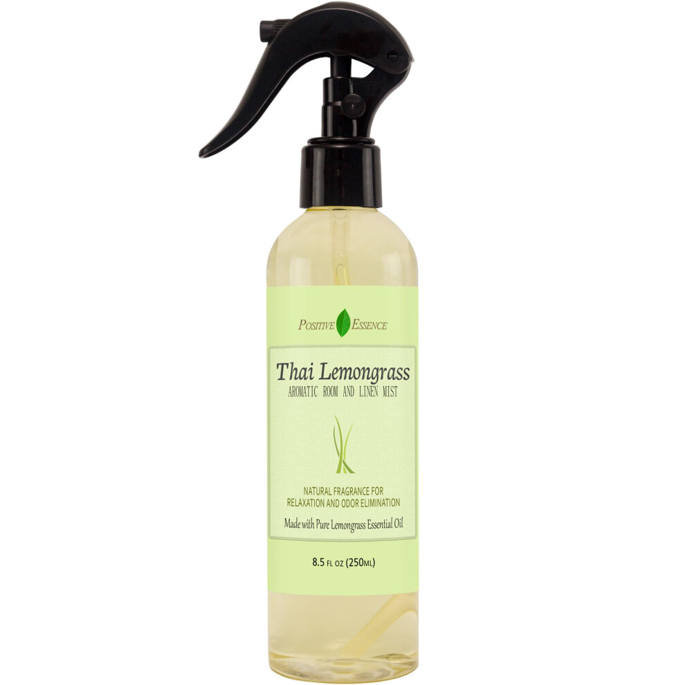 Thai Lemongrass Linen and Room Spray, Natural Air Fresheners Made with Pure Lemongrass Essential Oil, Bathroom Air Freshener, Relaxing Pillow Spray-image-OPC-PHC9SHP-NEW