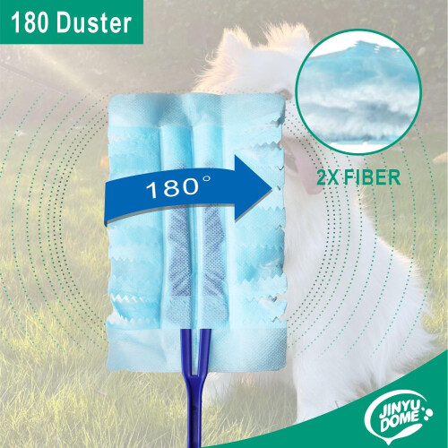 JINYUDOME Duster Refills,Fluffy Duster Refills,Magic Dusters,pledge fluffy dusters refills,Flash Duster Refills for Cleaning,Pack of 30. 2