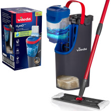Vileda H2PrO Flat mop system - Revolutionary clean and dirty water separation - Water-saving design - Compact storage - Ergonomic handle - Microfibre
