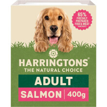 Harringtons Complete Wet Tray Grain Free Hypoallergenic Adult Dog Food Salmon & Potato 8x400g - Made with All Natural Ingredients