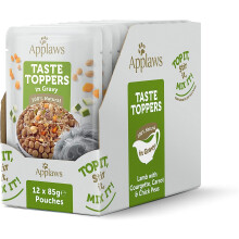 Applaws Natural Wet Dog Food Pouch, Grain Free Lamb with Vegetables in Gravy 12 x 85g Pouches
