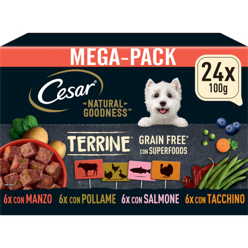 Cesar CESAR Natural Goodness Mixed Selection in Loaf 24x100g