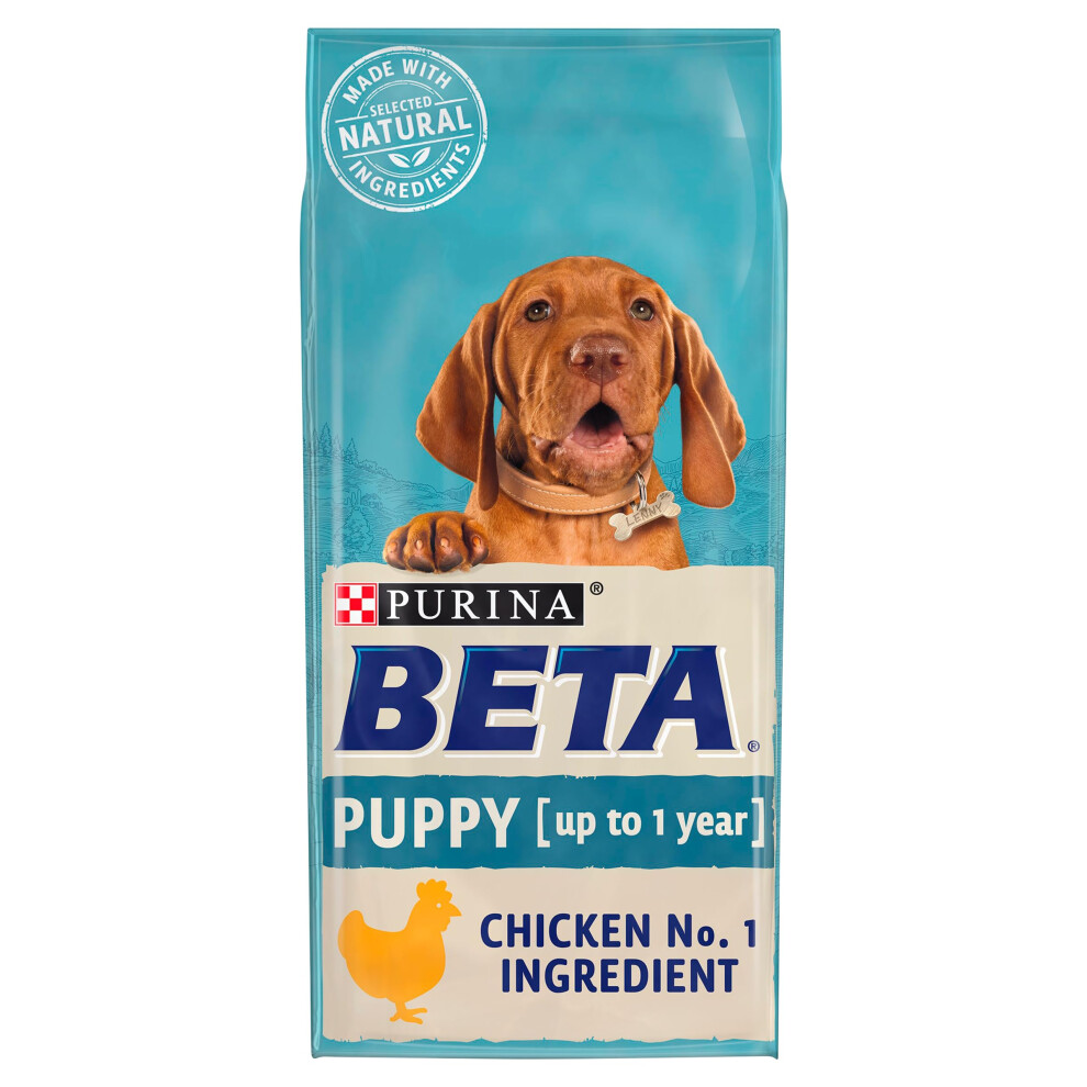 Purina Beta Puppy Dry Dog Food Chicken 1 X 14Kg Pack (Packing May Vary)
