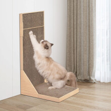 Pet Prime Corner Cat Scratcher - 70.5 cm Foldable 3 in 1 Cardboard Box for Cats