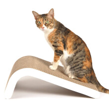 LIKEA Cat Scratcher, Incline Scratching Pad Post with Catnip?Superior Cardboard & Construction, Multiple Scratching Angles to Match Your Cat's