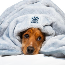 Elite Paws? UK: Luxuriously Plush Dog Blanket - XL 130x100cm, Super Soft/Thick Fleece, Protects Sofas & Beds, Stylish, Durable & Washable, From Puppy