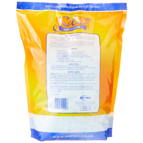 PETTEX Pettex Silica Cat Litter 3.8litre, clear 1