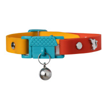 Kittyrama Cat Collar with Bell. As Seen in VOGUE. Breakaway, Quick Release, Hypoallergenic, Vet Approved. Lightweight Kitten Collar. Soft & Comfy.