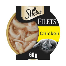 Sheba Fillets Cat Food Tray with Chicken in Gravy 2x16x60g