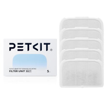 PETKIT Filter Unit RECT for EVERSWEET MAX Battery Operated Cat Water Fountain, Replacement Filters, 5 packs