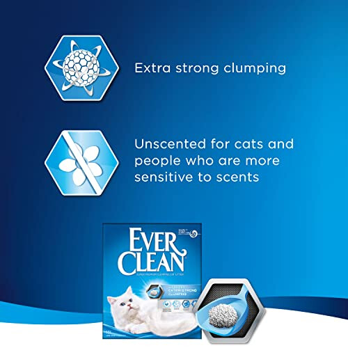 Ever Clean Ever Clean Clumping Cat Litter, Extra Strong Unscented 20L 1