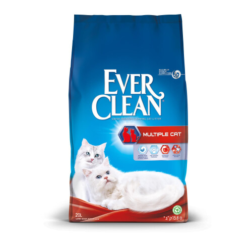Ever Clean Ever Clean Multiple Cat Clumping Cat Litter 20L