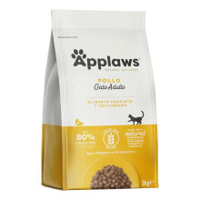 Applaws Complete Natural and Grain Free Dry Adult Cat Food, Chicken, 2 kg Bag