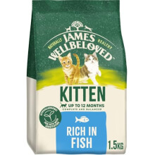 James Wellbeloved Hypoallergenic Dry Cat Food for Kitten Fish 1.5 kg